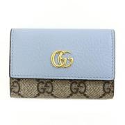 Pre-owned Canvas key-holders Gucci Vintage , Blue , Dames