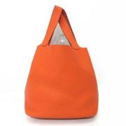 Pre-owned Fabric handbags Hermès Vintage , Orange , Dames