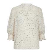 Evelyncc Mini Dot Blouse Off White Co'Couture , White , Dames