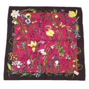 Pre-owned Silk scarves Gucci Vintage , Multicolor , Dames