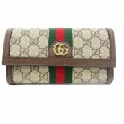 Pre-owned Canvas wallets Gucci Vintage , Beige , Dames