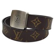 Pre-owned Leather belts Louis Vuitton Vintage , Brown , Dames