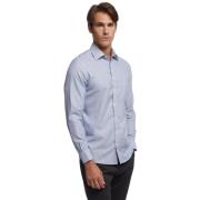 Milano Slim-fit Non-iron Dress Shirt Brooks Brothers , Blue , Heren