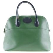 Pre-owned Fabric handbags Hermès Vintage , Green , Dames