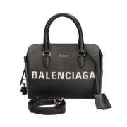 Pre-owned Leather handbags Balenciaga Vintage , Black , Dames