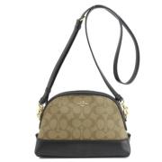 Pre-owned Fabric shoulder-bags Coach Pre-owned , Beige , Dames