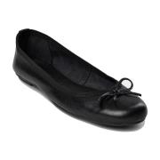 Zwarte ballerina's met strikdetail Sofie Schnoor , Black , Dames