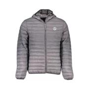 Grijze Polyamide Jas met Capuchon en Zakken North Sails , Gray , Heren