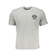 Gedrukt Logo T-shirt North Sails , Gray , Heren