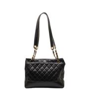 Pre-owned Fabric chanel-bags Chanel Vintage , Black , Dames