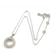 Pre-owned White Gold necklaces Bvlgari Vintage , Gray , Dames