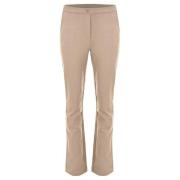 Elastische Band Basic Broek DNM Pure , Beige , Dames