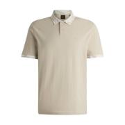 Camouflage Polo Shirt Boss Orange , Beige , Heren