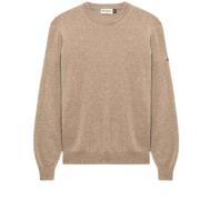 Beige Wol Kasjmier Trui Roy Roger's , Beige , Heren