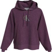 Paarse hoodie biologisch katoenmix oversized Calvin Klein , Purple , D...
