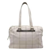 Pre-owned Fabric chanel-bags Chanel Vintage , Beige , Dames