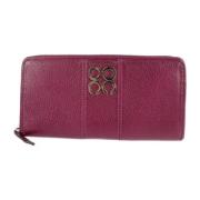 Pre-owned Leather wallets Coach Pre-owned , Purple , Dames