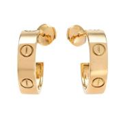 Pre-owned Yellow Gold earrings Cartier Vintage , Yellow , Dames