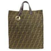 Pre-owned Canvas totes Fendi Vintage , Brown , Dames