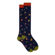 Italiaanse lange sokken met windsurf-elementen Gallo , Multicolor , He...