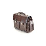 Donkerbruine Laptop en iPad Tas Piquadro , Brown , Heren