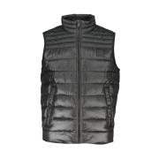 Mouwloos Vest met Rits Hugo Boss , Black , Heren