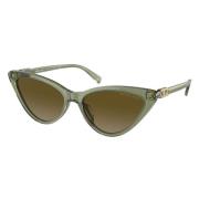 Groene Transparante Zonnebril Harbour Island Michael Kors , Green , Da...