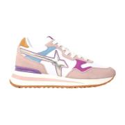 Roze Sneakers Urban Stijl W6Yz , Multicolor , Dames