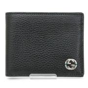 Pre-owned Leather wallets Gucci Vintage , Black , Dames