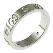 Pre-owned White Gold rings Gucci Vintage , Gray , Dames