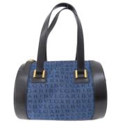 Pre-owned Fabric handbags Bvlgari Vintage , Blue , Dames