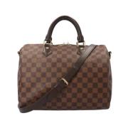 Pre-owned Canvas louis-vuitton-bags Louis Vuitton Vintage , Brown , Da...