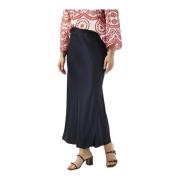 Elegante Esmeralda Rok Navy IN Front , Blue , Dames