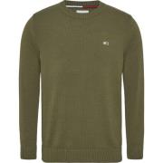Groene Biologisch Katoenen Sweater Regular Fit Tommy Jeans , Green , H...