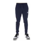 Blauwe Print Heren Broek Adidas , Blue , Heren