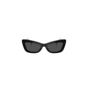 Metalen Frame Zonnebril voor Vrouwen Dolce & Gabbana , Black , Dames