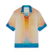 Multicolor LArc Colore Zijden Shirt Casablanca , Multicolor , Heren