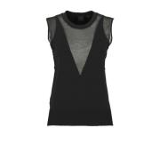 Sleeveless Tops Pinko , Black , Dames