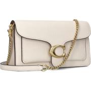 Beige Chain Clutch Schoudertas Coach , Beige , Dames