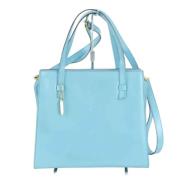 Pre-owned Leather totes Celine Vintage , Blue , Dames