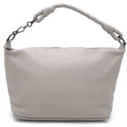 Pre-owned Leather shoulder-bags Bottega Veneta Vintage , Beige , Dames