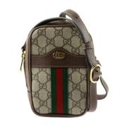 Pre-owned Fabric gucci-bags Gucci Vintage , Beige , Dames