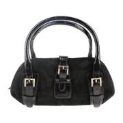 Pre-owned Fabric handbags Loewe Pre-owned , Black , Dames