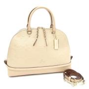 Pre-owned Fabric handbags Coach Pre-owned , Beige , Dames