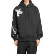 Zwarte Grafische Print Hoodie Oversize Y-3 , Black , Heren