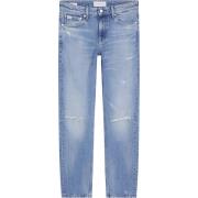 Blauwe Slim Jeans Calvin Klein , Blue , Heren