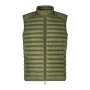 Groene Adamus Gewatteerd Vest Save The Duck , Green , Heren