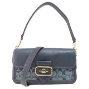 Pre-owned Fabric shoulder-bags Coach Pre-owned , Blue , Dames