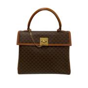 Pre-owned Leather handbags Celine Vintage , Brown , Dames