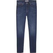 Blauwe Broek voor Heren Tommy Jeans , Blue , Heren